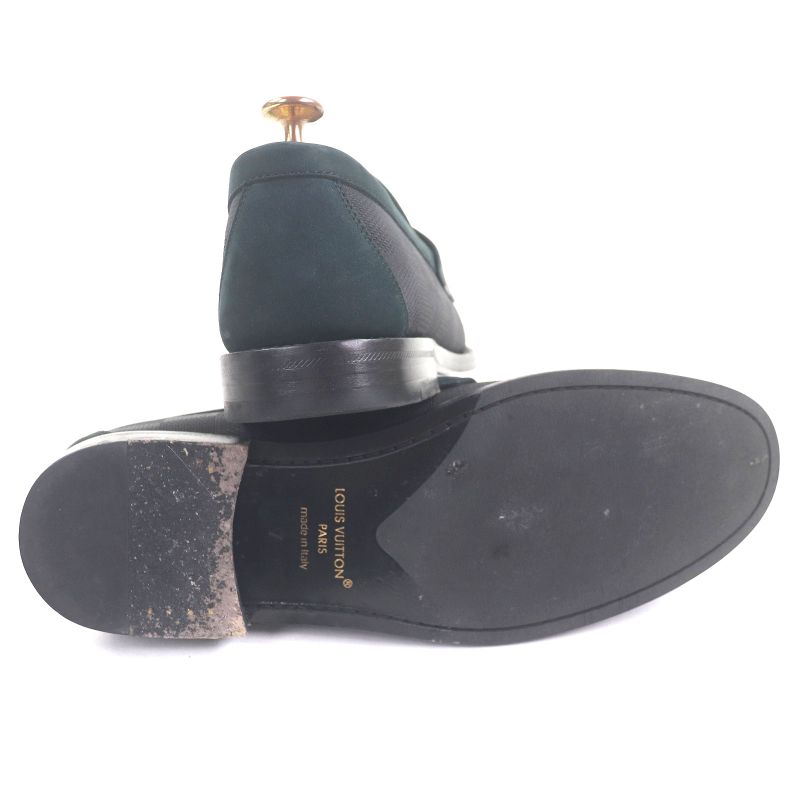 Louis Vuitton 2024 LV Major Line Partially Suede Leather Damier Graphite