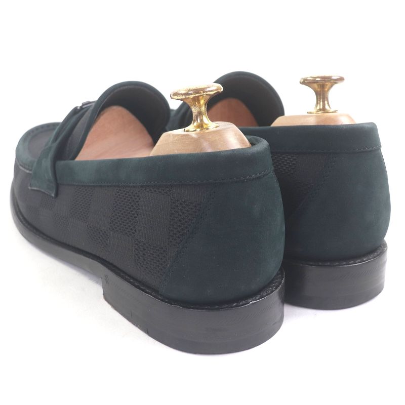 Louis Vuitton 2024 LV Major Line Partially Suede Leather Damier Graphite