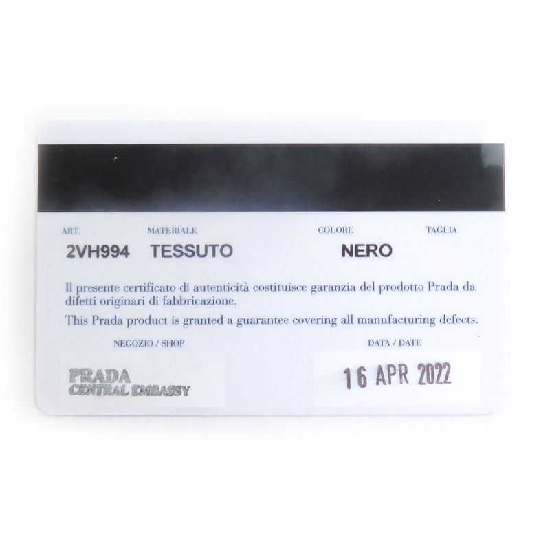 Prada 2vh994 Re-nylon Triangle Logo Triangle Plate Shoulder Bag Crossbody Bag