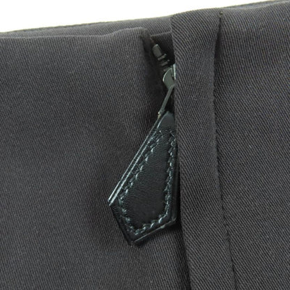 Hermes Vintage 100% Wool Margiela Period Tight Skirt Dark Brown 38 Made In