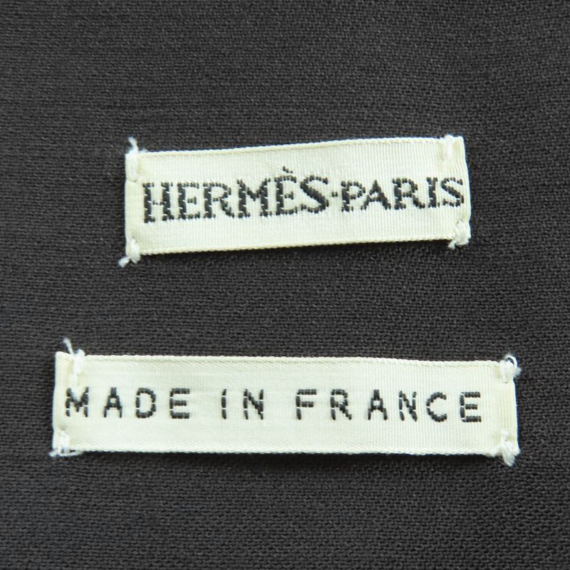 Hermes Vintage 100% Wool Margiela Period Tight Skirt Dark Brown 38 Made In