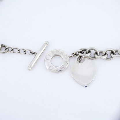 Tiffany & Co Necklace Return To Heart/toggle 925 Silver Ladies