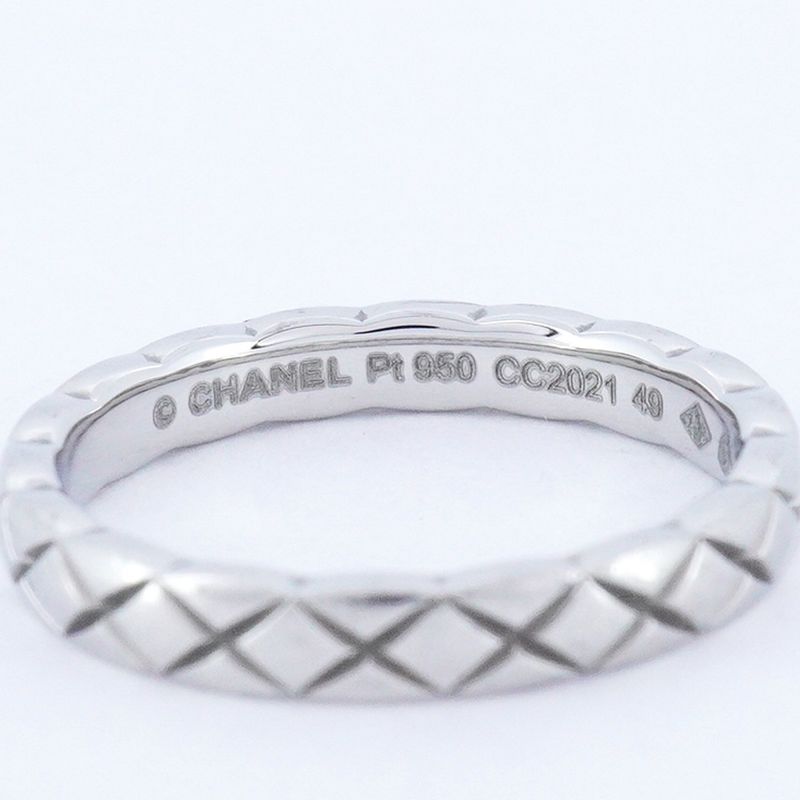Chanel Ring Coco Crush Pt950 Platinum #49 Ladies