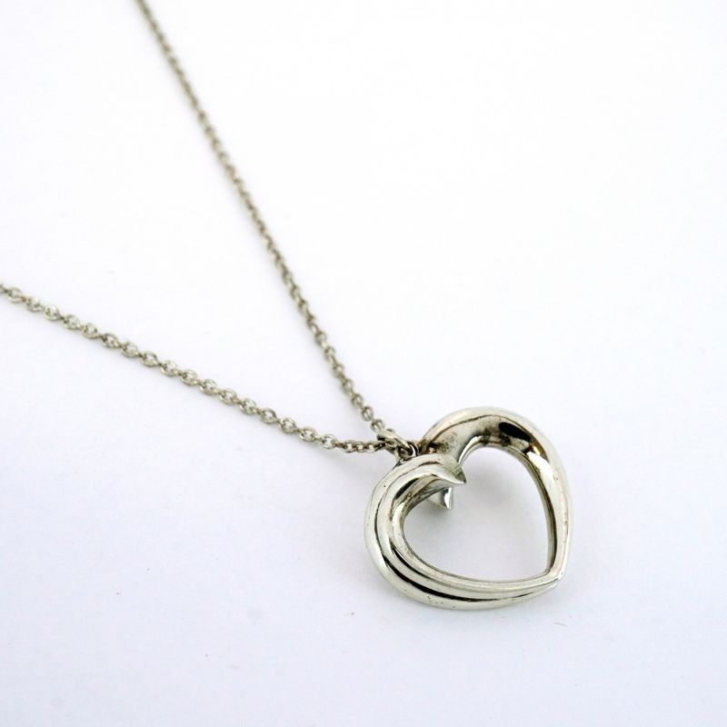Tiffany & Co Necklace Tenderness Heart Silver 925 Ladies