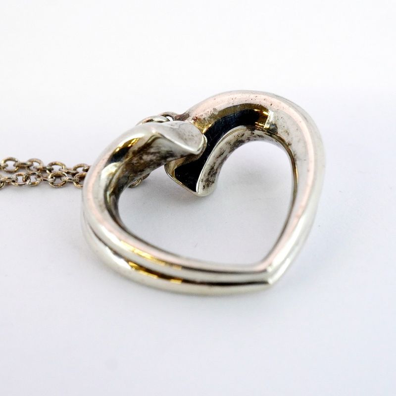 Tiffany & Co Necklace Tenderness Heart Silver 925 Ladies