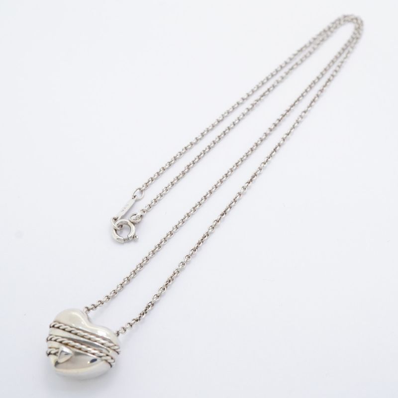 Tiffany & Co Necklace Heart/arrow 925 Silver Ladies
