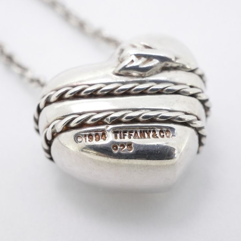 Tiffany & Co Necklace Heart/arrow 925 Silver Ladies