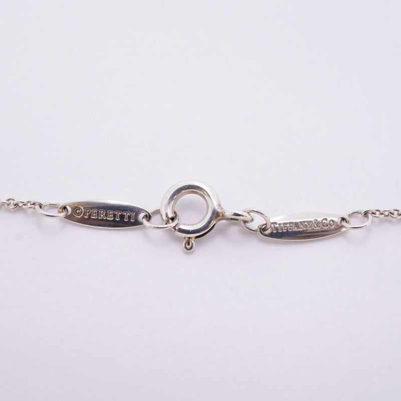 Tiffany & Co Necklace By-the-yard 1PD Silver 925 Diamond Ladies