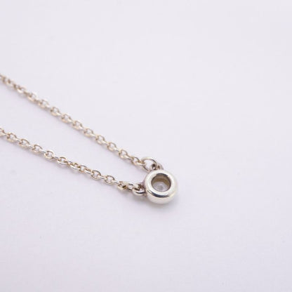 Tiffany & Co Necklace By-the-yard 1PD Silver 925 Diamond Ladies