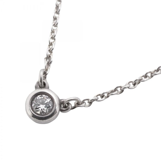 Tiffany & Co Necklace By-the-yard 1PD Silver 925 Diamond Ladies