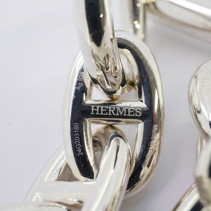 Hermes Bracelet Chaine D'ancre TGM 10 Frames Silver 925 Men Women Unisex
