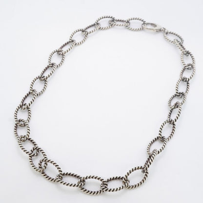 Tiffany & Co Necklace Twist/circle 925 Silver Men Women Unisex