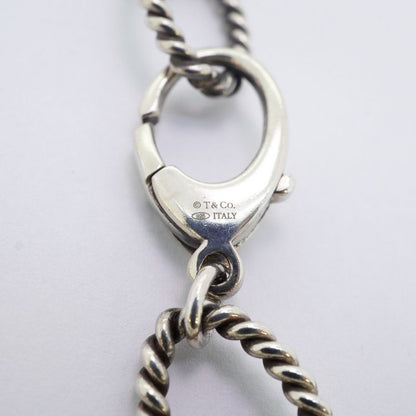 Tiffany & Co Necklace Twist/circle 925 Silver Men Women Unisex