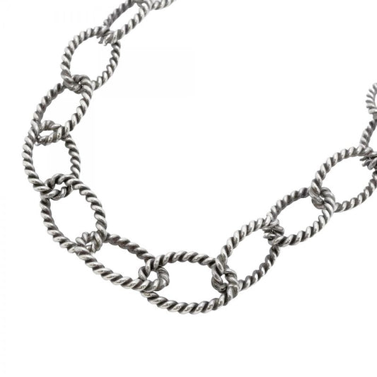 Tiffany & Co Necklace Twist/circle 925 Silver Men Women Unisex