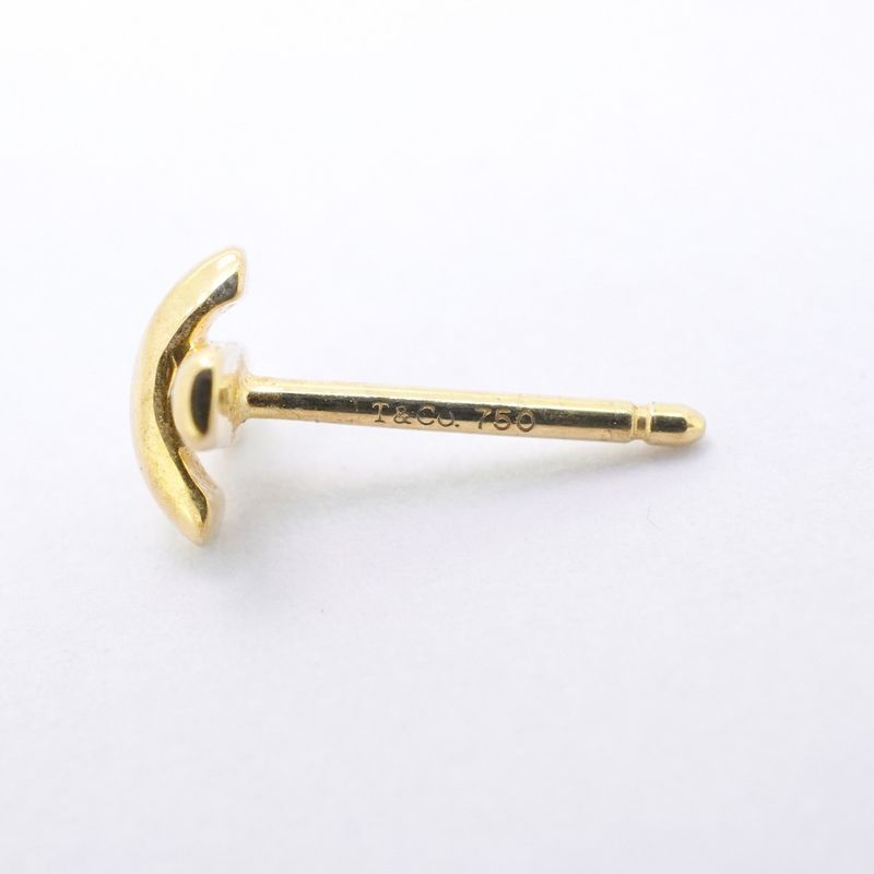 Tiffany & Co Earrings Cross Stitch 18K Yellow Gold Yellow Gold Ladies