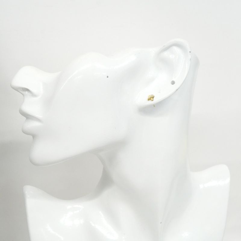 Tiffany & Co Earrings Cross Stitch 18K Yellow Gold Yellow Gold Ladies