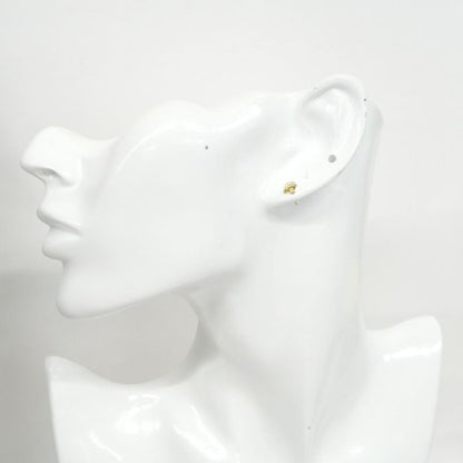 Tiffany & Co Earrings Cross Stitch 18K Yellow Gold Yellow Gold Ladies