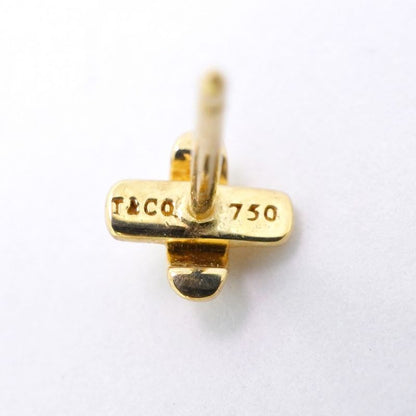 Tiffany & Co Earrings Cross Stitch 18K Yellow Gold Yellow Gold Ladies