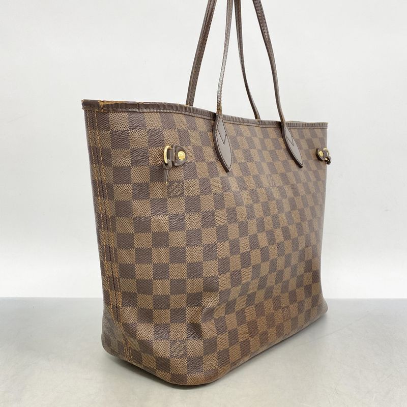 Louis Vuitton Tote Bag Damier Neverfull MM N51105 Ebene Womens