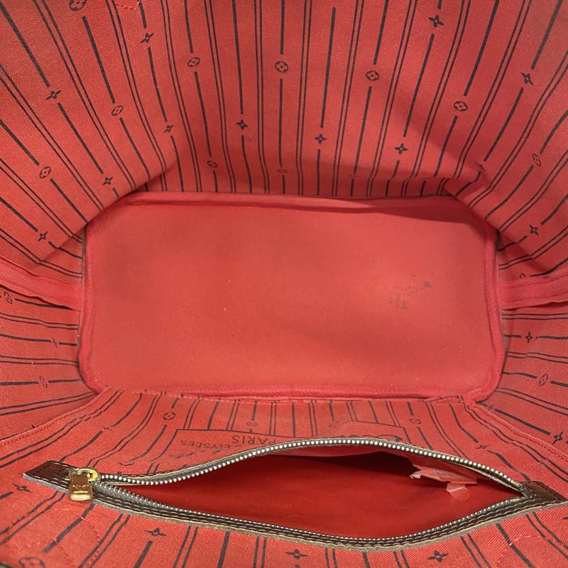 Louis Vuitton Tote Bag Damier Neverfull MM N51105 Ebene Womens