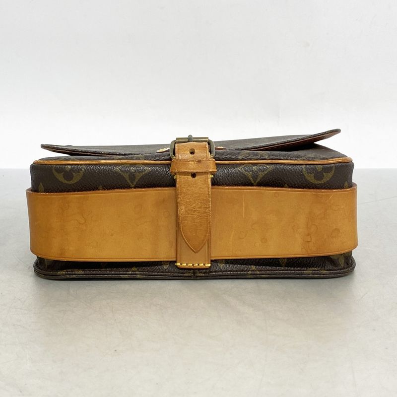 Louis Vuitton Shoulder Bag Monogram Cartesiere MM M51253 Brown Ladies