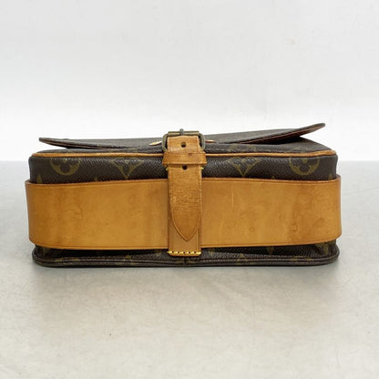 Louis Vuitton Shoulder Bag Monogram Cartesiere MM M51253 Brown Ladies