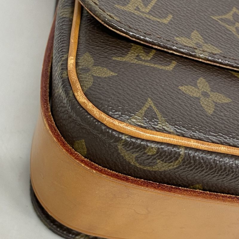 Louis Vuitton Shoulder Bag Monogram Cartesiere MM M51253 Brown Ladies