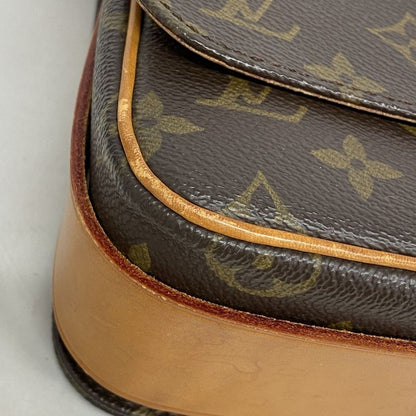 Louis Vuitton Shoulder Bag Monogram Cartesiere MM M51253 Brown Ladies