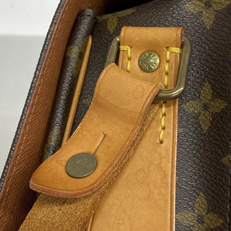 Louis Vuitton Shoulder Bag Monogram Cartesiere MM M51253 Brown Ladies