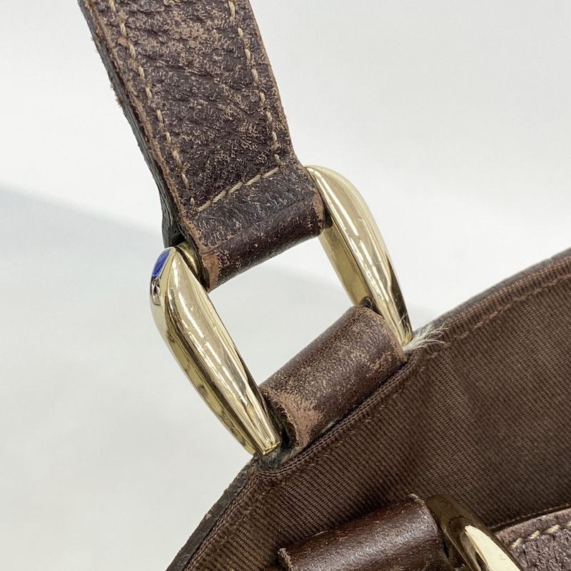 Gucci Tote Bag GG Canvas/abby 141472 Canvas Brown Chien Pan Gold Hardware