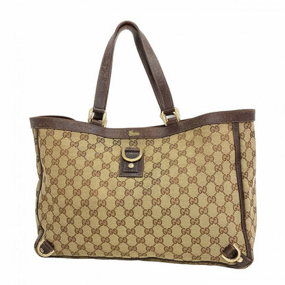 Gucci Tote Bag GG Canvas/abby 141472 Canvas Brown Chien Pan Gold Hardware