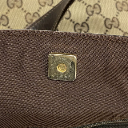 Gucci Tote Bag GG Canvas/abby 141472 Canvas Brown Chien Pan Gold Hardware
