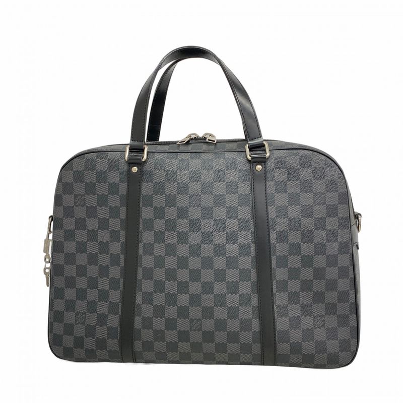 Louis Vuitton Briefcase Damier Graphite Yon N48118 Black Men's
