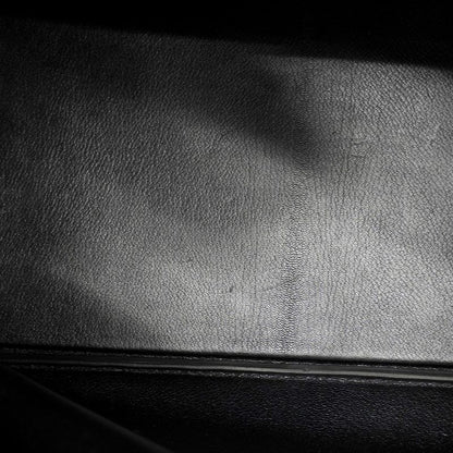 Hermes Handbag Haut À Courroies HAC 40 Togo Black Silver Hardware W Engraved