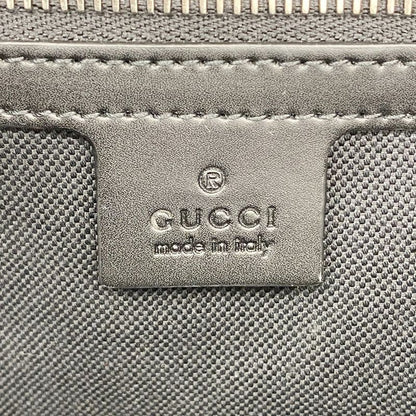 Gucci Tote Bag GG Supreme/sherry Line 495559 PVC Gray Silver Hardware 2way Bag