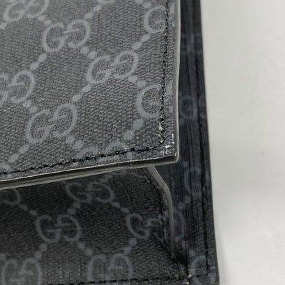 Gucci Tote Bag GG Supreme/sherry Line 495559 PVC Gray Silver Hardware 2way Bag