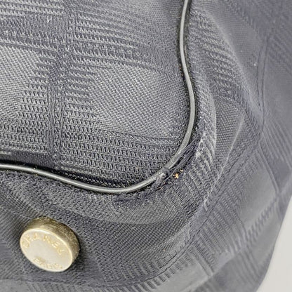 Chanel Tote New Travel Nylon Black Chien Pan Gold Hardware Women's