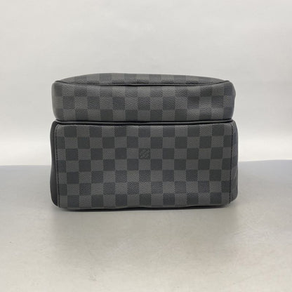 Louis Vuitton Backpack Daypack Damier Graphite Mikael N58024 Black Men's