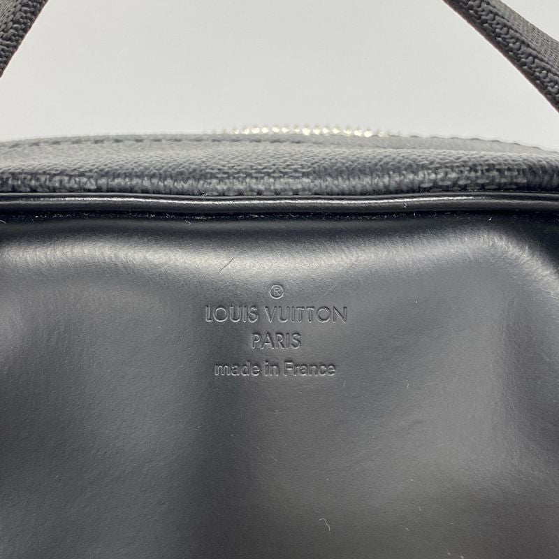 Louis Vuitton Backpack Daypack Damier Graphite Mikael N58024 Black Men's