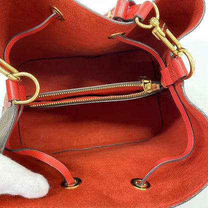 Louis Vuitton Shoulder Bag Monogram Neo-noé MM M44021 Brown Coquelicot Ladies