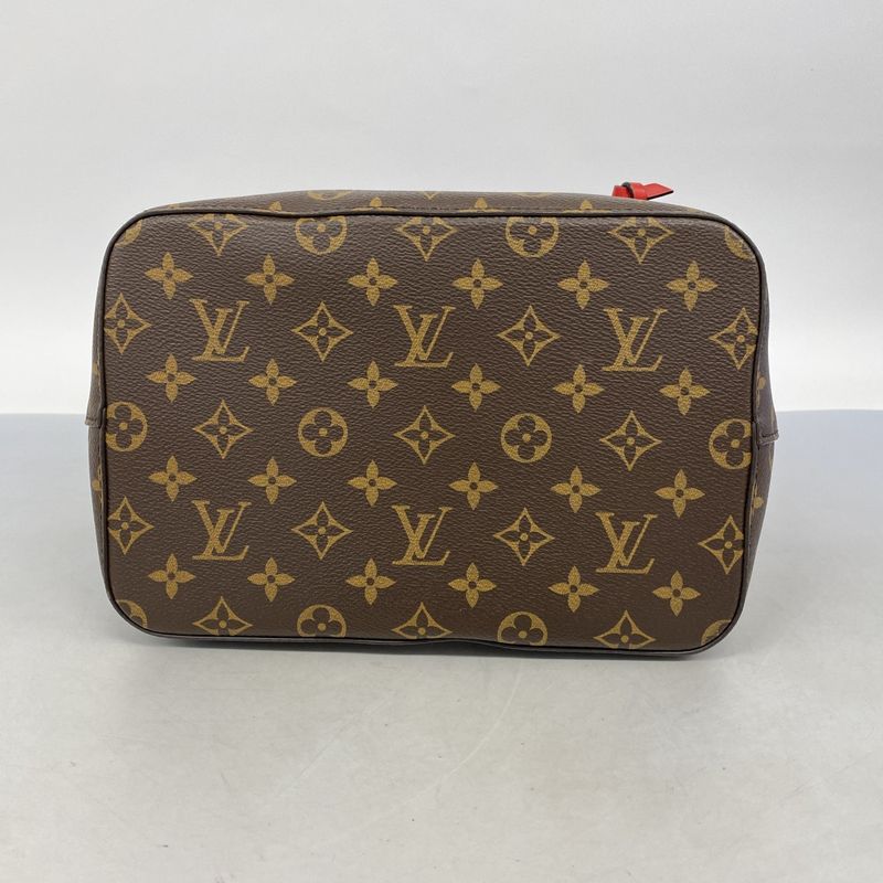 Louis Vuitton Shoulder Bag Monogram Neo-noé MM M44021 Brown Coquelicot Ladies