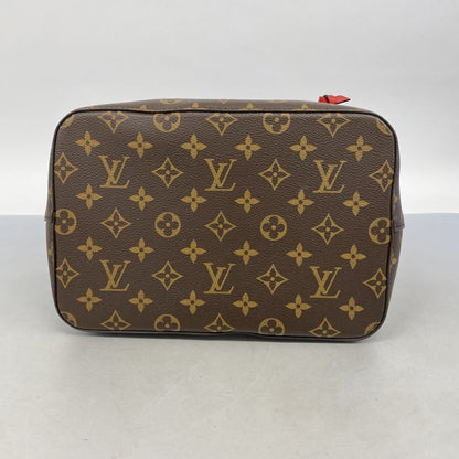 Louis Vuitton Shoulder Bag Monogram Neo-noé MM M44021 Brown Coquelicot Ladies