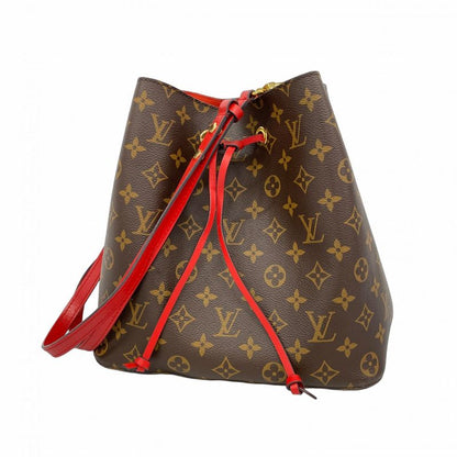 Louis Vuitton Shoulder Bag Monogram Neo-noé MM M44021 Brown Coquelicot Ladies