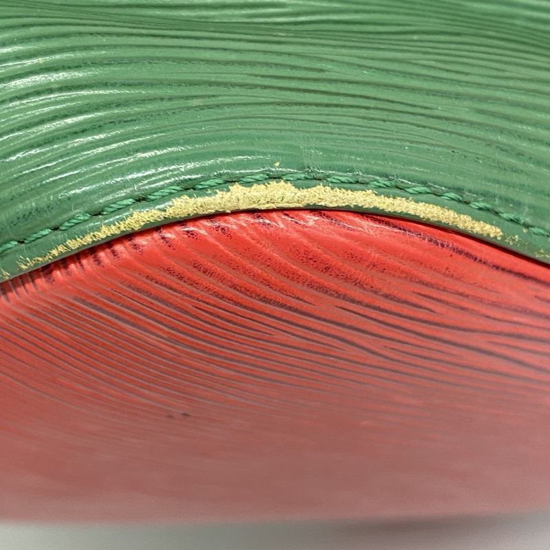 Louis Vuitton Shoulder Bag Epi Petite Noe M44147 Borneo Green Castilian Red