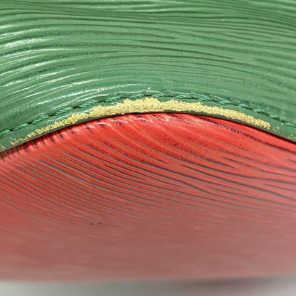 Louis Vuitton Shoulder Bag Epi Petite Noe M44147 Borneo Green Castilian Red