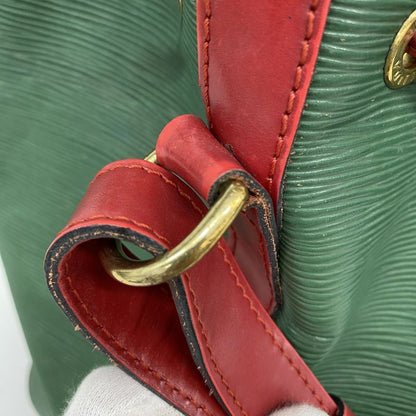 Louis Vuitton Shoulder Bag Epi Petite Noe M44147 Borneo Green Castilian Red