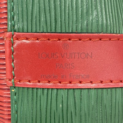 Louis Vuitton Shoulder Bag Epi Petite Noe M44147 Borneo Green Castilian Red