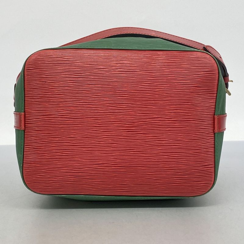 Louis Vuitton Shoulder Bag Epi Petite Noe M44147 Borneo Green Castilian Red
