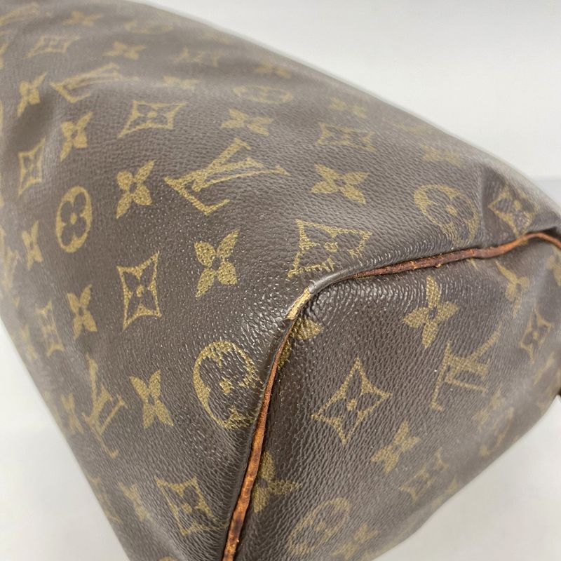 Louis Vuitton Handbag Monogram Speedy 25 M41109 Brown Ladies