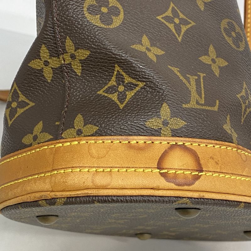 Louis Vuitton Tote Bag Monogram Bucket PM M42238 Brown Ladies